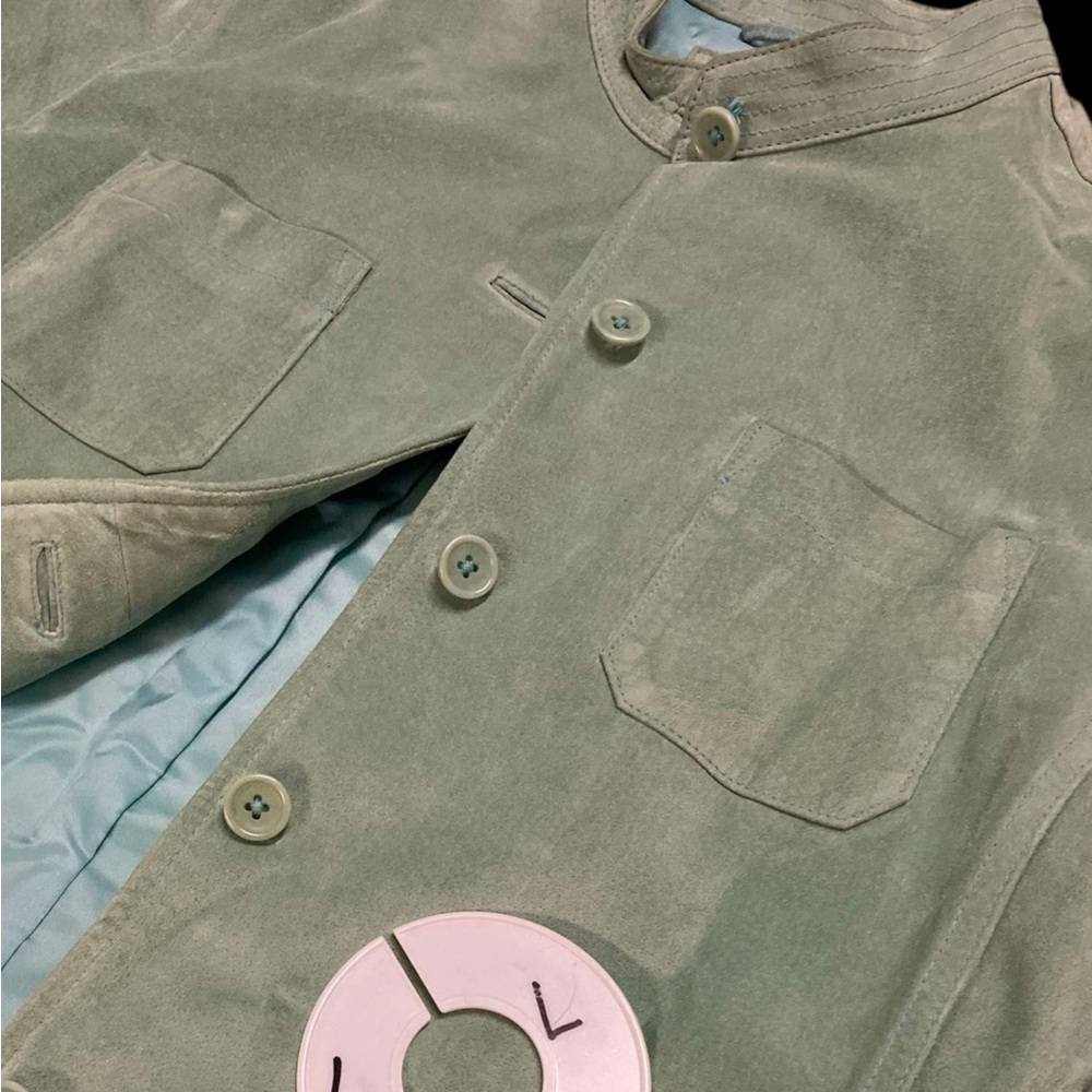 Leather Mint-Pistachio Suede Jacket
Cottagecore
Suede.
Coastal Cowgirl